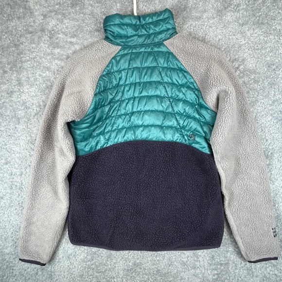 Mountain Hardwear Womens Colorblock Hybrid Fleece Puffer Pullover Anorak XS - Picture 4 of 10